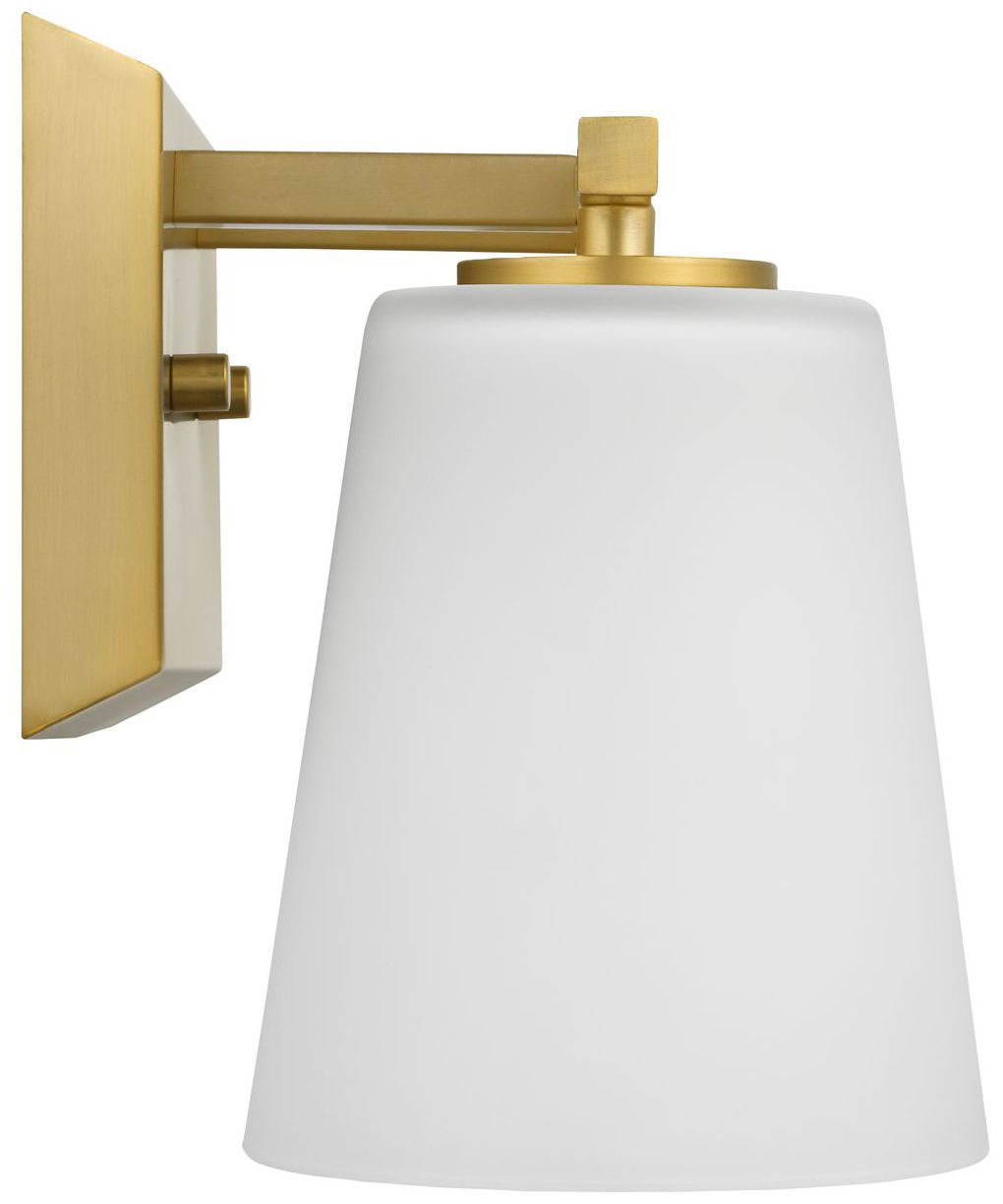 Vertex Collection Two-Light Etched White Glass Contemporary Bath Light