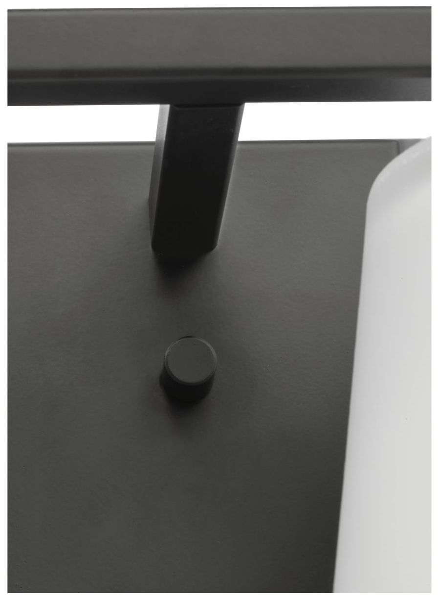 Image 7 Vertex Collection Two-Light Etched White Glass Contemporary Bath Light more views