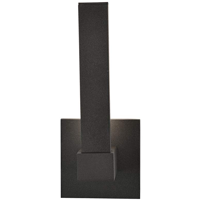 Image 1 Vertical 11 inch High Bronze LED Outdoor Wall Light