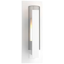 Vertical Bar 5&quot; High Small Coastal White Outdoor Sconce