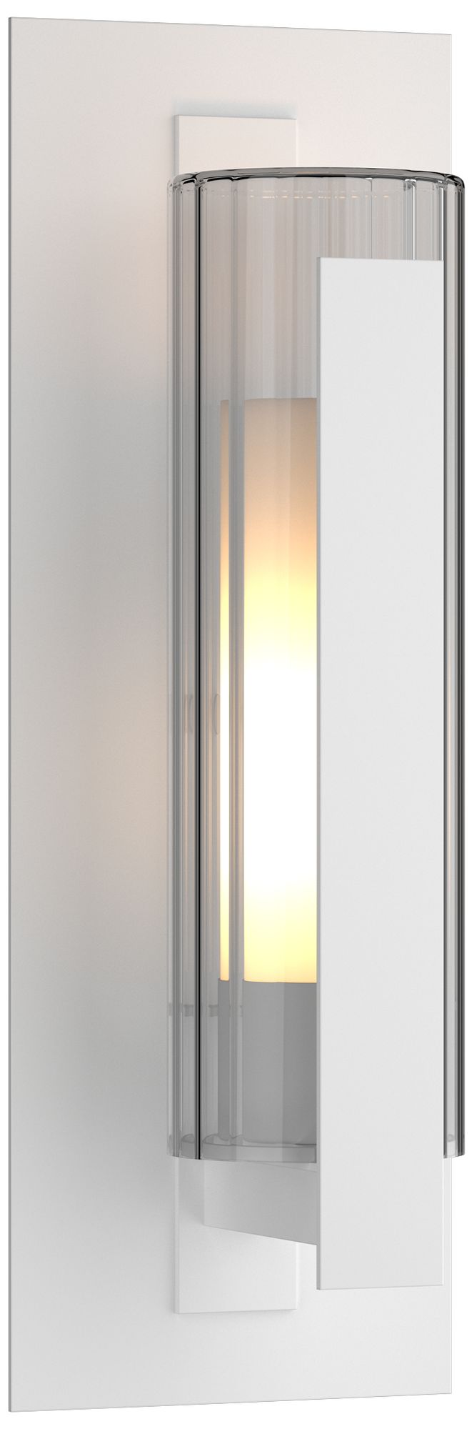 Vertical Bar 6.5" High Medium Coastal White Outdoor Sconce - Made to Order