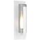 Vertical Bar 7.8" High Large Coastal White Outdoor Sconce