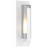 Vertical Bar 7.8" High Large Coastal White Outdoor Sconce