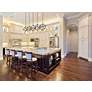 3_Vertical by Z-Lite Matte Black + Brushed Nickel 5 Light Island Pendant more views