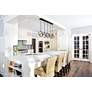 4_Vertical by Z-Lite Matte Black + Brushed Nickel 5 Light Island Pendant more views