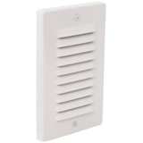 Vertical Indoor/Outdoor White Louvered LED Step Light