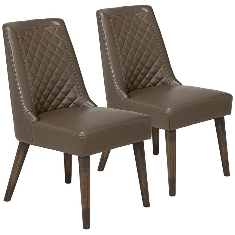 Image 1 Verve Dark Taupe Dining Chair Set of 2