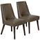 Verve Dark Taupe Dining Chair Set of 2