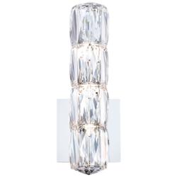Verve LED 12.9&quot;H x 4.8&quot;W 1-Light Crystal Wall Sconce
