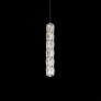 2_Verve LED 19"H x 3"W 1-Light Crystal Mini-Pendant in Stainless St more views