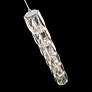 4_Verve LED 19"H x 3"W 1-Light Crystal Mini-Pendant in Stainless St more views
