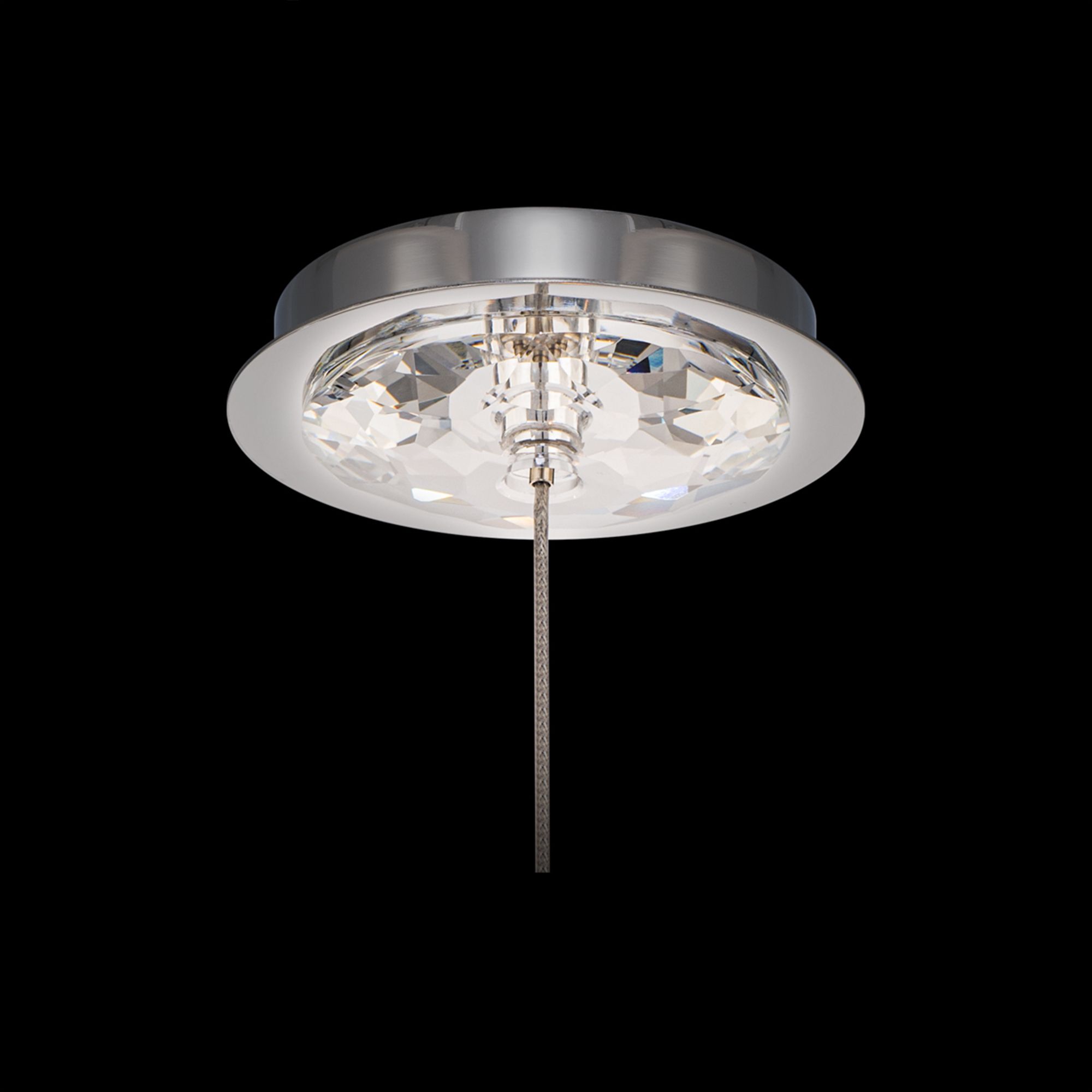Image 5 Verve LED 19"H x 3"W 1-Light Crystal Mini-Pendant in Stainless St more views