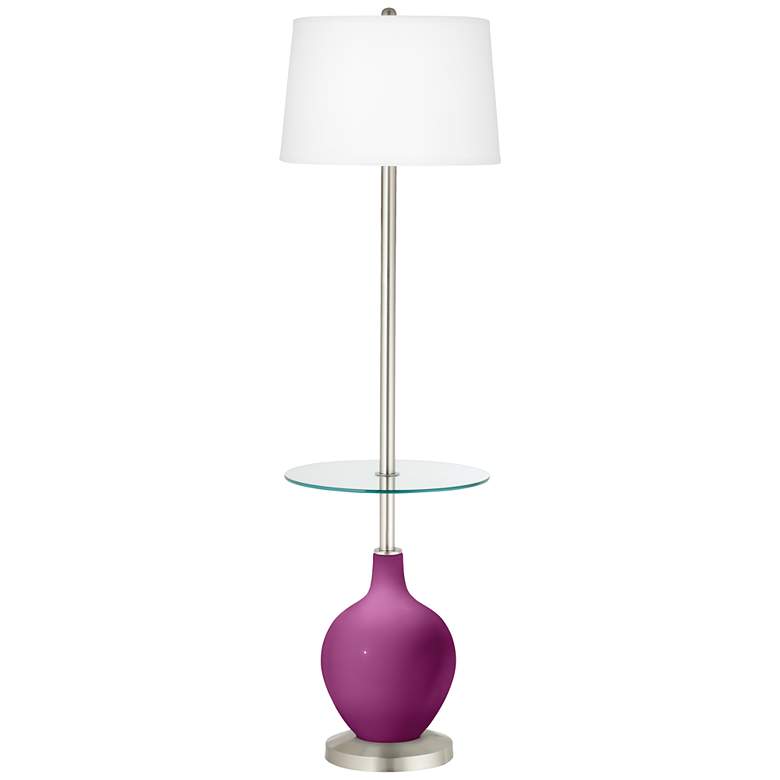 Image 1 Verve Violet Ovo Tray Table Floor Lamp