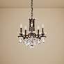 1_Vesca 15"W Heirloom Bronze and Crystal 5-Light Chandelier