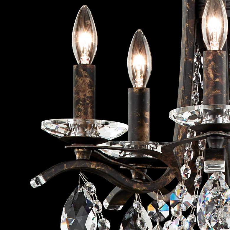 Image 2 Vesca 15 inchW Heirloom Bronze and Crystal 5-Light Chandelier more views