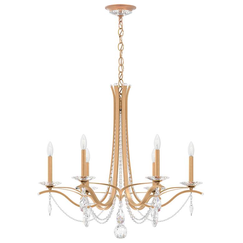 Image 2 Vesca 29"H x 33"W 6-Light Crystal Chandelier in French Gold more views