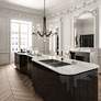 5_Vesca 29"H x 33"W 6-Light Crystal Chandelier in French Gold more views