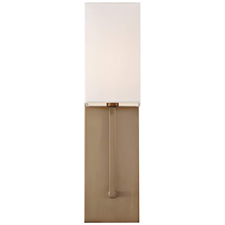 Image 2 Vesey 18" High Burnished Brass Wall Sconce