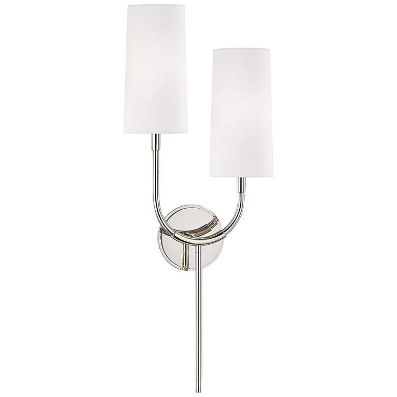 Image 1 Vesper 26 3/4" High Polished Nickel 2-Light Wall Sconce