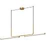 2_Vesper 73" Wide Brushed Gold LED Linear Pendant
