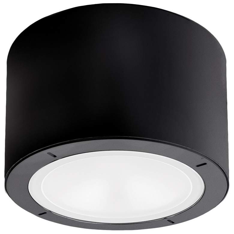 Image 1 Vessel 3.8"H x 5.5"W 1-Light Flush Mount in Black