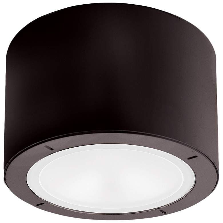 Image 1 Vessel 3.8 inchH x 5.5 inchW 1-Light Flush Mount in Bronze