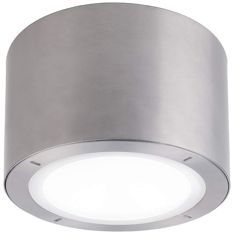 Image 1 Vessel 3.8"H x 5.5"W 1-Light Flush Mount in Brushed Aluminum