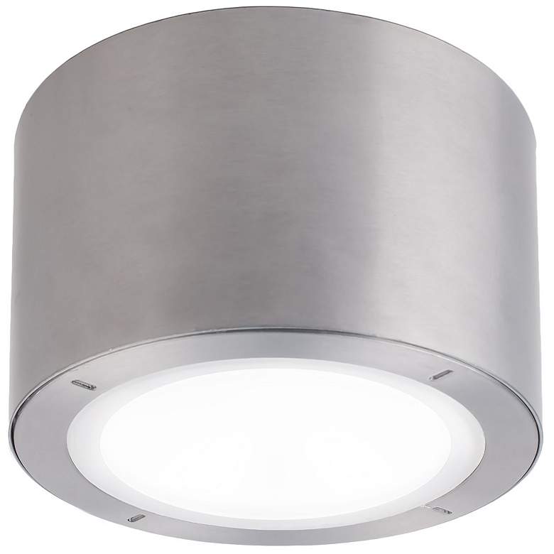 Image 1 Vessel 3.8 inchH x 5.5 inchW 1-Light Flush Mount in Brushed Aluminum