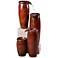 Vessel 36" High Textured Rustic Ceramic Outdoor Fountain