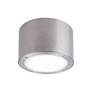 1_Vessel 5 1/2"W Brushed Aluminum LED Outdoor Ceiling Light