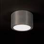 Thumbnail2 of Vessel 5 1/2"W Brushed Aluminum LED Outdoor Ceiling Light more views