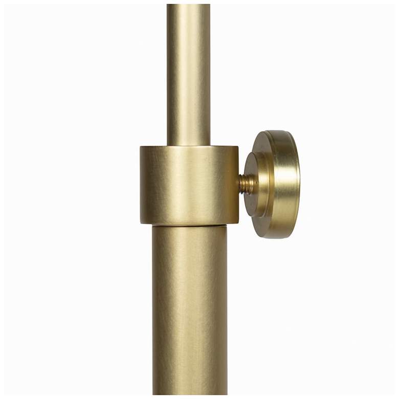 Image 4 Vest Floor Lamp (White and Natural Brass) more views