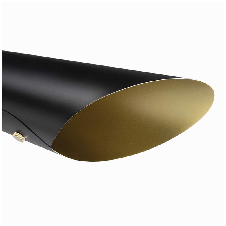 Image 3 Vest Table Lamp (Blackened Brass and Natural Brass) more views