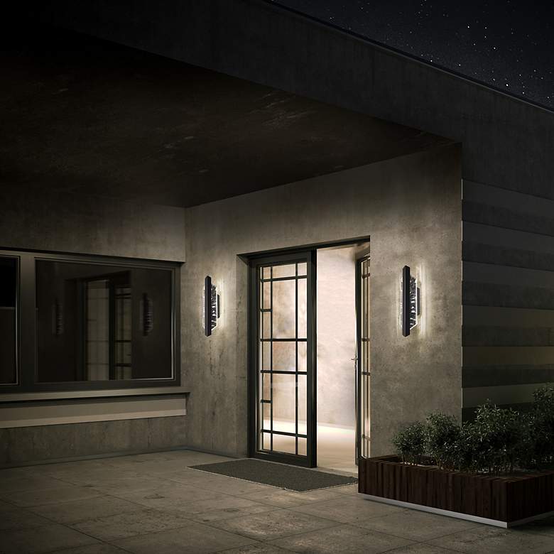 Image 7 Vesta 1 Light LED Outdoor Wall Light more views
