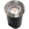 Vesta 3" Wide Brushed Nickel 3W LED In-Ground Well Light