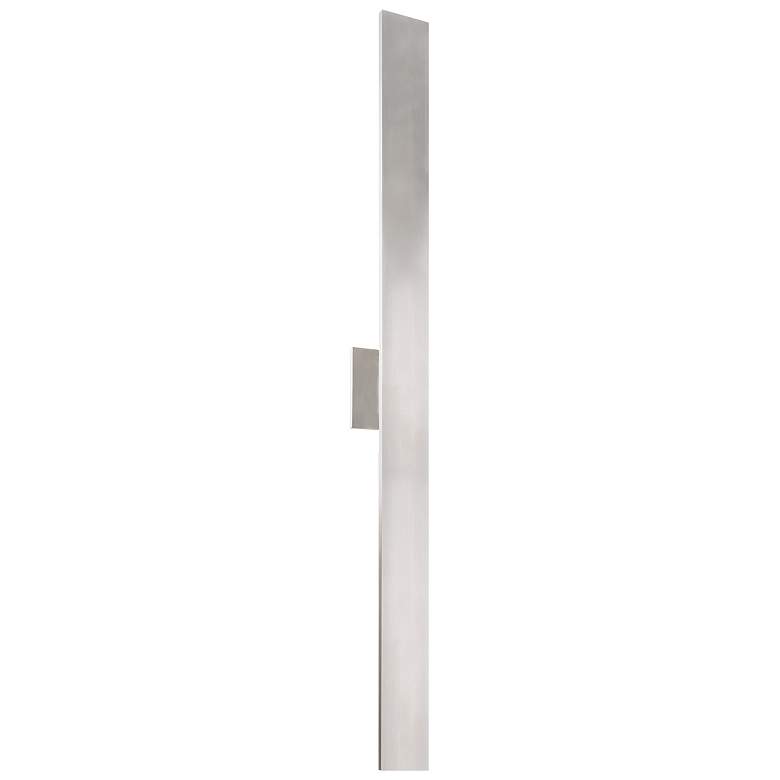 Image 1 Vesta 50" High Brushed Nickel LED Outdoor Wall Light