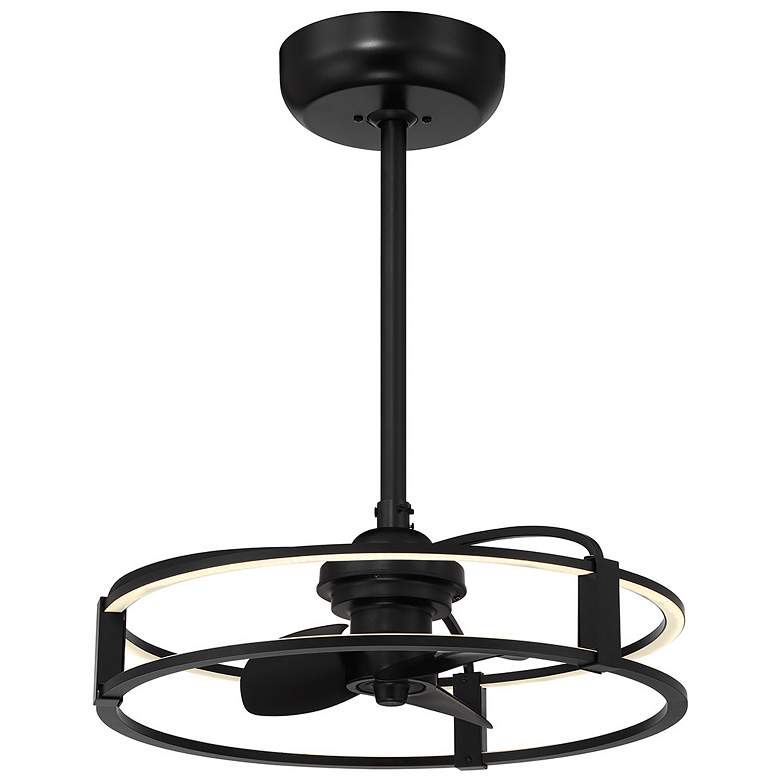 Image 5 Vesta LED Fan D'Lier in Matte Black more views