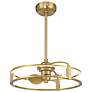 5_Vesta LED Fan D'Lier in Warm Brass more views