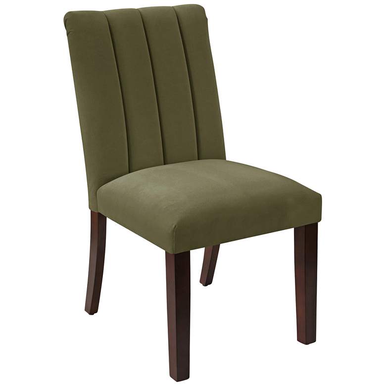 Image 1 Vesta Regal Moss Channel Seam Armless Dining Chair