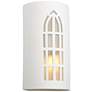 Vestry 13"H Paintable White Bisque LED Outdoor Wall Light