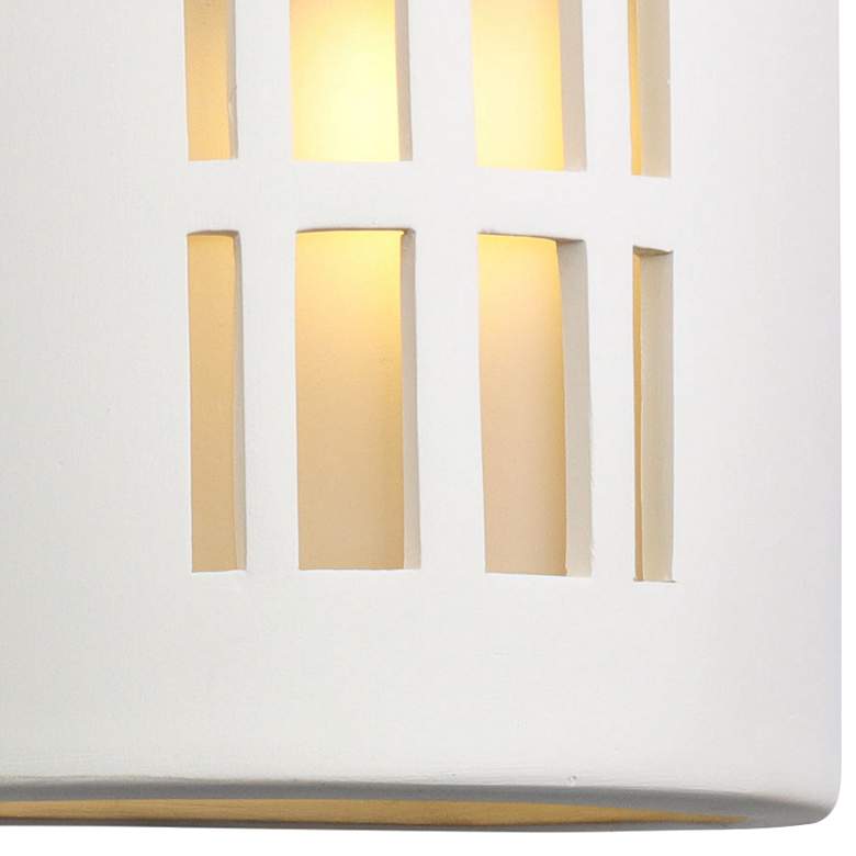 Image 3 Vestry 13"H Paintable White Bisque LED Outdoor Wall Light more views