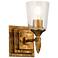 Vetiver 1 Light Wall Sconce Gold