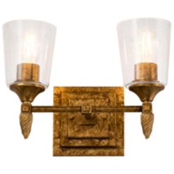 Vetiver 2 Light Vanity Light In Gold