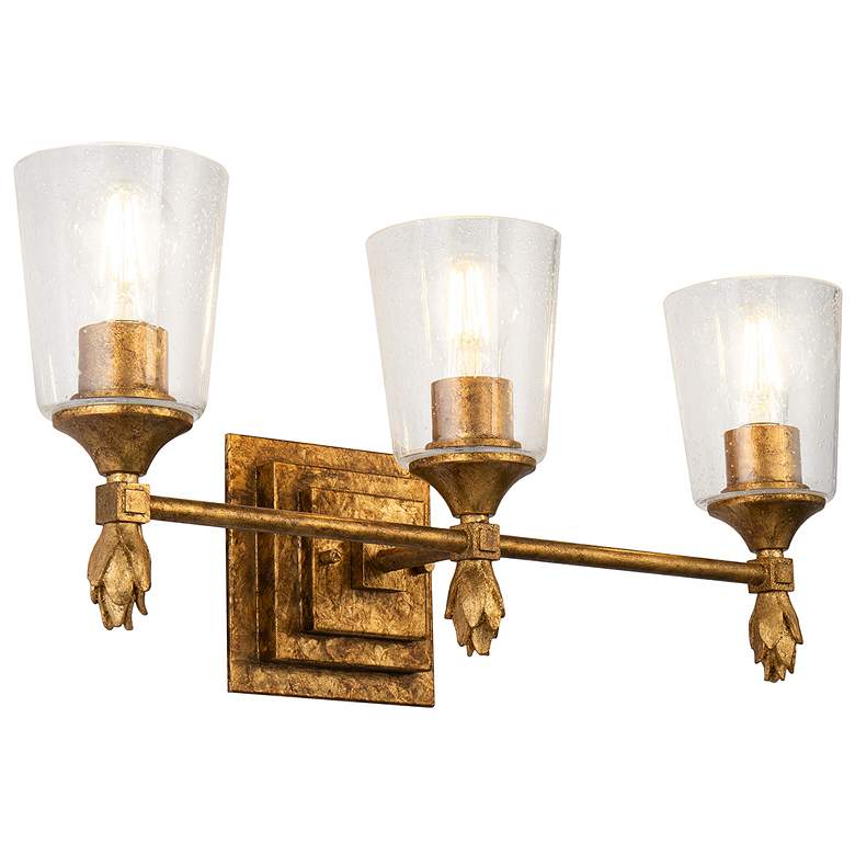Image 1 Vetiver 3 Light Vanity In Antique Gold