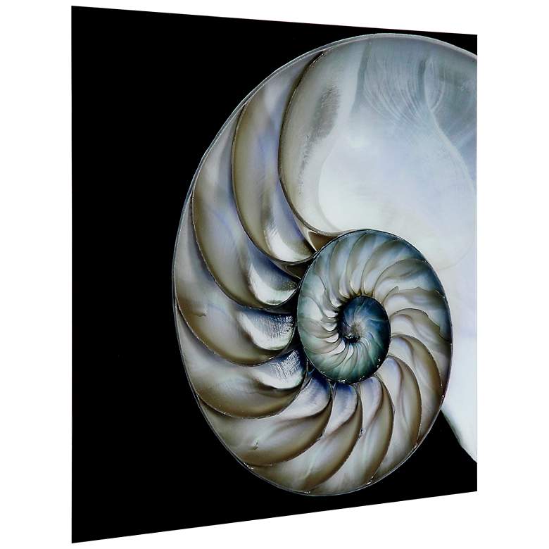 Image 4 Vetro de Arte 39 inch Square Floating Glass Graphic Wall Art more views