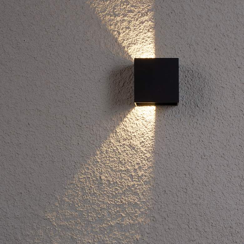 Image 7 Vex 4 1/2 inch High Bronze 2700K LED Outdoor Wall Light more views