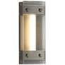 1_Vexera 4.7" Wide Black Brushed 1-Light LED Rectangular Wall Sconce