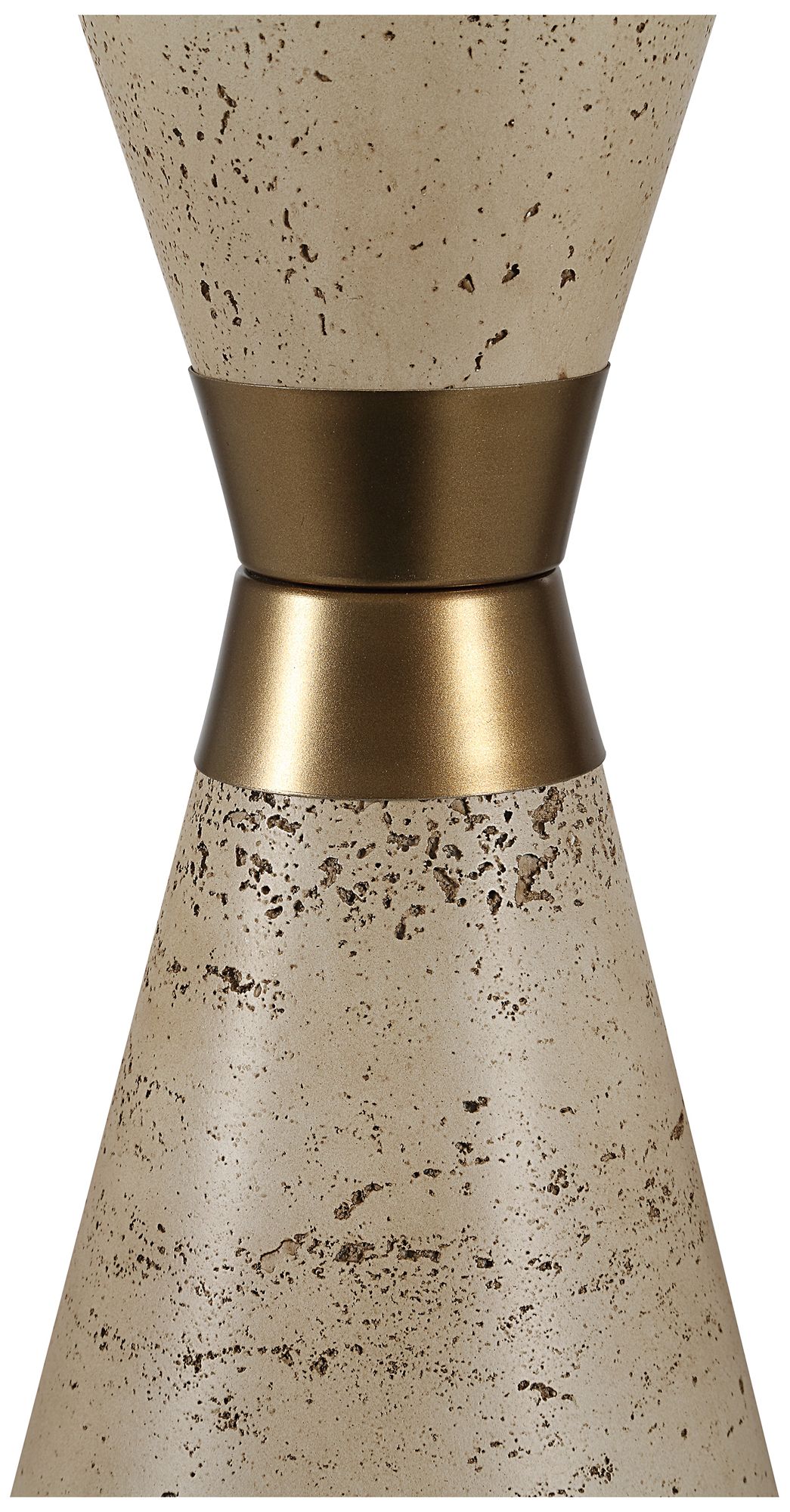 Image 5 Veza 28.75" Height Table Lamps, Faux Beige Travertine more views