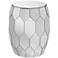 Vezzena 22" High Mirrored Geometric End Table