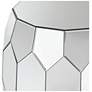 Vezzena 22" High Mirrored Geometric End Table
